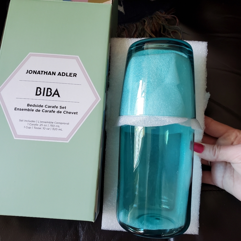 Jonathan Adler Bedside Carafe with cup